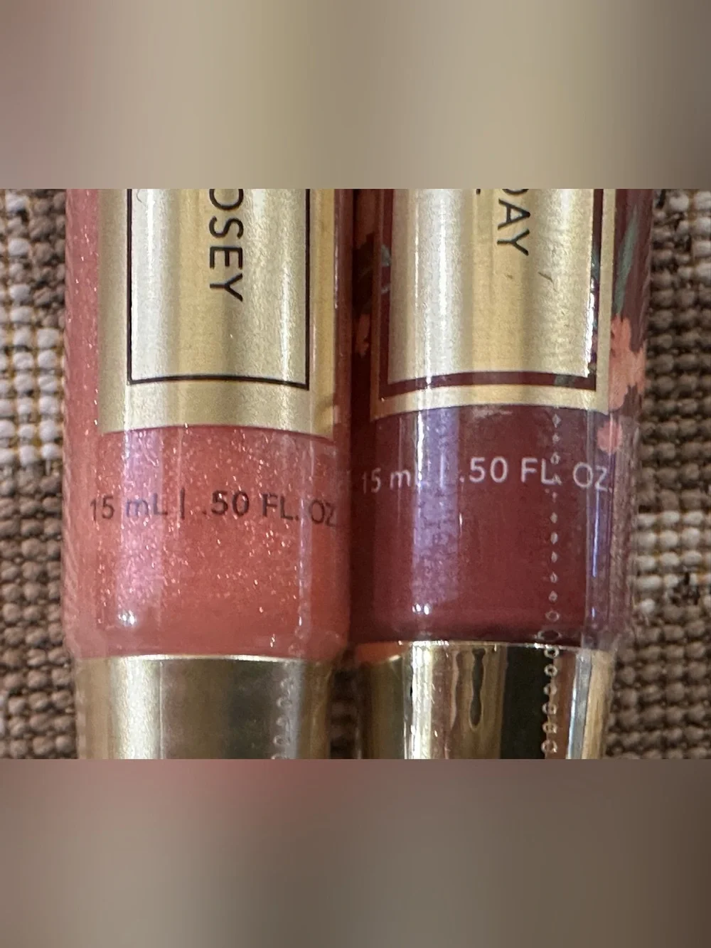 Nakery Lot Of 2~Lip Treatment In Birthday Suit & Shimmer Gloss In Rosey~Sealed!